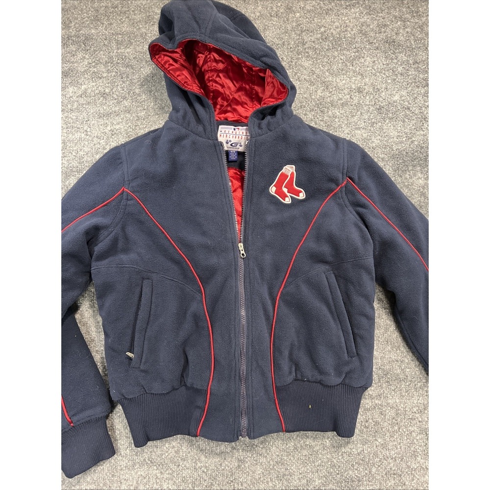 VTG G-III Sports Boston Red Sox Women's Medium Fleece Hooded Jacket NWT